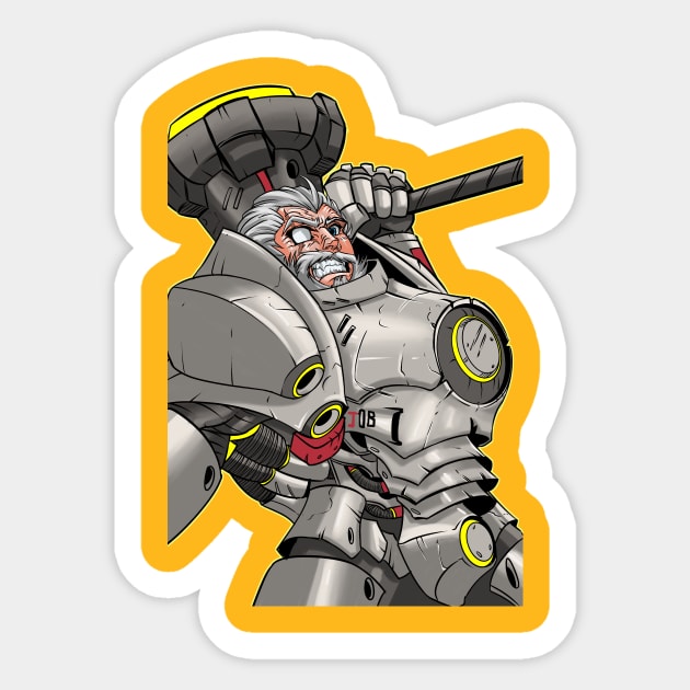 100% German Engineering! Sticker by Robtorresart